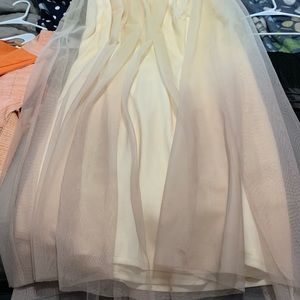 Lauren Conrad ombré pink and cream skirt